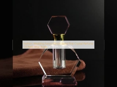 Fashion Wedding Favors Personalized Pink Crystal Perfume Oil Refill Attar Bottle