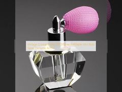 Vintage Crystal Bottle Oil Diffuser Refillable Mini Bulb Spray Perfume Bottle
